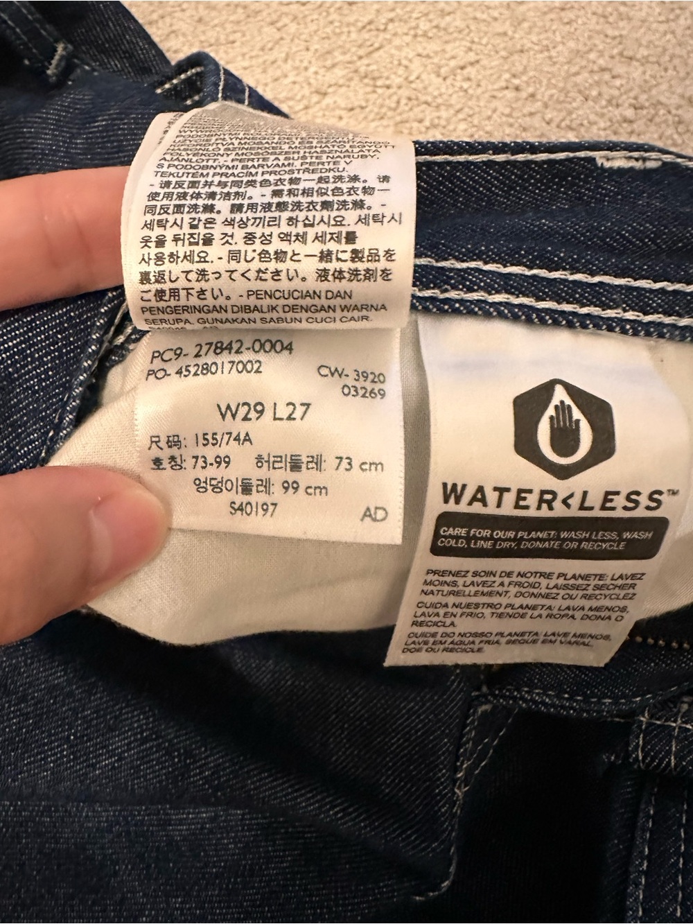 Levi's Women's Dark Blue Boyfriend Jeans - Picture 7 of 12